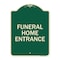 Signmission Entrance Funeral Home Entrance Heavy-Gauge Aluminum Architectural Sign, 24" H, G-1824-24094 A-DES-G-1824-24094 - alternate 1